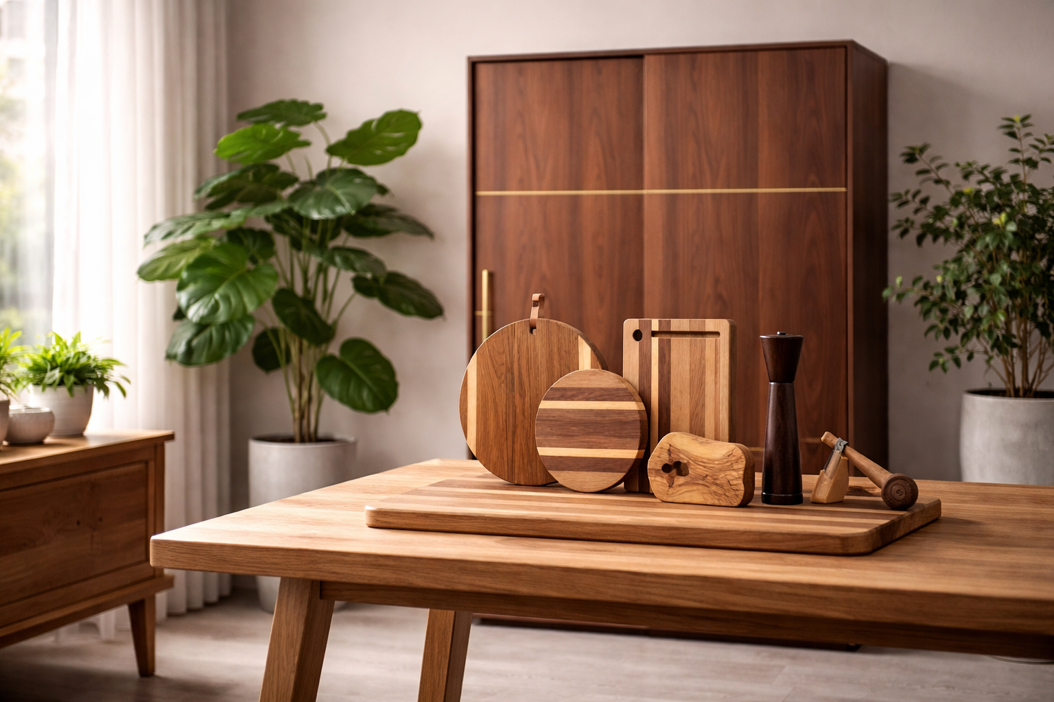 Holzprodukte und Accessoires für Küche und Wohnen